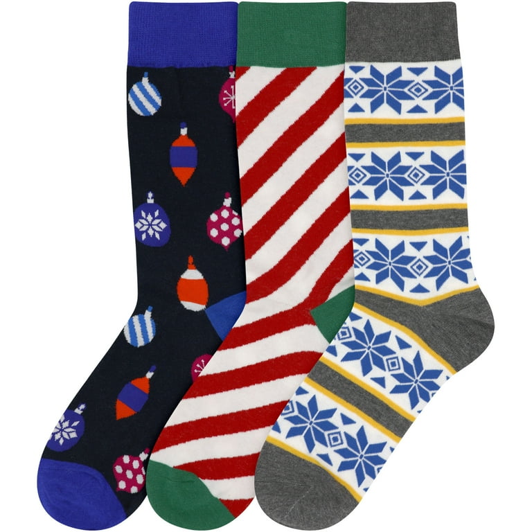 white christmas dresses MENS CHRISTMAS DRESS HOLIDAY SOCKS 8PACK main image 0