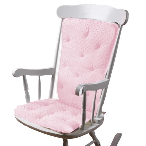 Chair is not Included with The Product Blue Baby Doll Bedding Heavenly Soft Child Rocking Chair Cushion Pad Set 