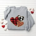 thumbnail image 4 of Wowcloth Woman's Crewneck Sweatshirt, Long Sleeve with Valentine Print, Soft and Comfortable for Daily Wear and Valentine's Day, 4 of 6