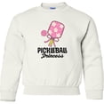 thumbnail image 2 of Inktastic Pickleball Princess Quote Youth Sweatshirt, 2 of 4