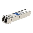 thumbnail image 3 of AddOn Cisco&reg; GLC-ZX-SMD Compatible TAA 1000Base-ZX SFP Transceiver (SMF, 1550nm, 80km, LC, DOM) - For Data Networking, Optical Network - 11 x LC 1000Base-ZX Network, 3 of 6
