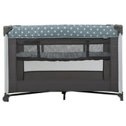 Babideal Dottie Baby Play Yard with Bassinet, Blue Dot