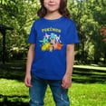 thumbnail image 2 of Fandom Republic Pokemon Gotta Catch Eeveelutions blue youth shirt, 2 of 4