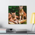 thumbnail image 3 of Cougars Wild in Nature - Canvas, 3 of 10