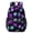 Green and Purple, variant on Black and Gray Leopard Print Pattern 17" School Backpacks for Teens,Waterproof Oxford Fabric,S-Shape Padded Straps for School,Travel,Hiking,Camping