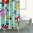 thumbnail image 5 of Waterproof Pioneer Shower Curtain 72x84 Inch Polyester Unique Cute Floral Shower Curtain for Bathroom Hotel Home Decor with 12 Plastic Hooks, 5 of 5