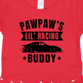 thumbnail image 3 of Inktastic Pawpaw's Lil' Racing Buddy with Car Silhouette Gift Baby Girl Dress, 3 of 4