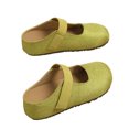 thumbnail image 4 of Gpaecead Women's Knit Mary Jane Mules Wide Round Toe Breathable Elastic Strap Slip On Non Slip Comfort Flats Green, 4 of 8
