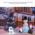 thumbnail image 3 of 6FT Christmas Inflatable Snowman with LED Lights, Weatherproof Yard Decor for Festive Holiday Garden Patio Lawn Display, 3 of 7
