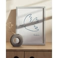 thumbnail image 6 of HAUS AND HUES 8.5x11 Silver Metal Picture Frame - Features Premium Aluminum, Vertical & Horizontal Hang, Shatterproof Plexiglass - Perfect for Home, Room, Office (8.5x11 in, Silver, Set of 1), 6 of 6