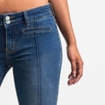 thumbnail image 5 of Levmjia Womens Jeans Leg Pants Straight Fashion Pocket Solid Color High Waist Stretch Straight Tummy Control Comfort Fit Denim Bottoms For Daily Casual Wear, 5 of 7