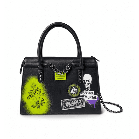 Disney Parks Haunted Mansion Hitchhiking Ghosts Crossbody Bag Glows New w Tag