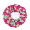 thumbnail image 2 of Gorro HUOGUO con forro de satén para mujer, talla grande, seda satinada B, 2 of 3