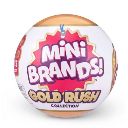 5 Surprise Mini Brands! Gold Rush Collection