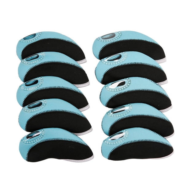 smtyteeng - Juego de 10 fundas impermeables para palos de golf, para hombres y mujeres Azul