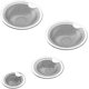 thumbnail image 1 of Set of 4 Kitchen Sink Strainer Stainless Steel Kitchen Sink Drainer Clog Proof, 1 of 5