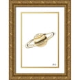 thumbnail image 1 of Fay, Mela 17x24 Gold Ornate Wood Framed with Double Matting Museum Art Print Titled - Saturn, 1 of 4
