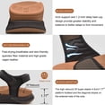thumbnail image 4 of ONCAI Walking Sandals Women,Arch Support Hiking Sandals with Orthotic Outdoor Footbed for Plantar Fasciitis,Water Athletic Platform Sandalias Mujer with 3 Adjustable Strap Brown/Khaki Size 7.5, 4 of 8