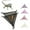 1, variant on Zhaomeidaxi  Reptile Hammock, Triangular Shape Reptile Jungle Vine Decor with Suction Cup Accessory for Climbing Chameleon Gecko Lizards Snakes Hermit Crab