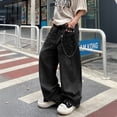 thumbnail image 2 of Mrmall Mens Baggy Jeans Loose Fit Jeans Hip Hop Vintage Casual Denim Jeans Trousers, 2 of 6