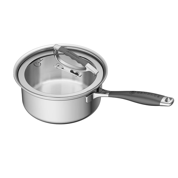 Sartén CookCraft de Candace de acero inoxidable triple de 3,5 L
