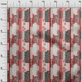 thumbnail image 3 of oneOone Cotton Cambric Light Red Fabric Floral Sewing Craft Projects Fabric Prints By Yard 42 Inch Wide, 3 of 5