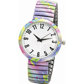 Blekon Christmas Theme Women Watch Large 38mm White Face Stretch Band Watches Buy Blekon Collections Women main image 2