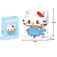 thumbnail image 5 of Bloques de construcción de Hello Kitty de Sanrio, personaje de dibujos animados, Melody, modelo ensamblado, bloques de construcción, muñecas, juguetes, regalos para niños, 5 of 5
