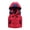 Red, variant on Boys Girls' Wear High quality down cotton for a cozy feel Kids' Vest