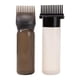 thumbnail image 3 of 2 botellas aplicadoras de peine de para tinte de cabello, cepillos vacíos recargables con aplicadores de aceite de escala graduada para salón de Negro Salvador Peine de tinte para el cabello, 3 of 8