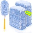 thumbnail image 1 of 80PCS Dusters Refills, 360°Duster Refill with Handle, Disposable Dusters for Cleaning, Household Cleaning Tools, Cleaning House Must Haves(Double-Edged，80pcs), 1 of 7
