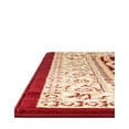 thumbnail image 6 of Unique Loom Versailles Collection Area Rug - Napoleon (7' 10" x 11' Rectangle Red/Light Blue), 6 of 7