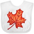 thumbnail image 3 of Inktastic Red Canadian Maple Leaf Boys or Girls Baby Bib, 3 of 4