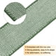 thumbnail image 3 of Cinta de Arpillera con Borde de Alambre Verde Claro 1-1/2 Pulgadas x 10 Yardas Cinta con Alambre para Empaque de Regalos, 3 of 5