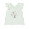 thumbnail image 4 of Gerber Toddler Girl 3-Piece Top, Pant and Short Pajama Set, Sizes 2T-5T, 4 of 12