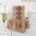 thumbnail image 5 of Velvet Rose Embroidered Towel Valentine's Day Couple's Model Household Bath Towel Face Towel Hand Towel Thickened Water Absorption And Not Easy To Sheds, 5 of 6