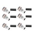 thumbnail image 1 of LED Holder Bezel Mount,20Pcs LED Holder Bezel Light Emitting Diode Flat Metal Holder Industrial Control Components Highly Versatile, 1 of 14