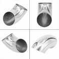 thumbnail image 3 of 2pcs 2 "OD 90  degree Tight 201SS Mandril Bend Tube Codo Inoxidable, 3 of 8