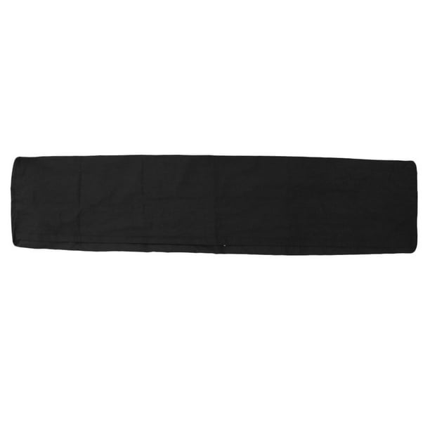 Funda protectora para teclado de piano electrónico de 88 teclas Negro