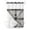 Off-White, variant on No Hook Shower Curtain with Snap-in Liner, Vintage Gate Waterproof Fabric Bathroom Curtains, Farmhouse Wooden Grain Shabby Chic Door Bath Curtains & Mesh Top Window 66"x72"
