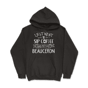 Funny Beauceron Dog and Coffee Shirt - Sip and Pet