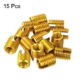 thumbnail image 3 of Unique Bargains Auto Taraudage Inserts Filetés, 15Pack Intérieur M8 M12x15 Écrous en Acier au Carbone, 3 of 6