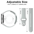 thumbnail image 4 of LGSY Compatible for SamsungWatch 4 Bands Classic 46mm 42mm,20mm Silicon Replacment Sport Strap Women Men, 4 of 11
