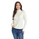 thumbnail image 4 of Suéter Acanalado Cuello Tortuga Roman Fashion Juvenil Beige 3526, 4 of 5