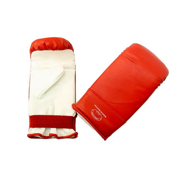 Gants de Boxe - Rouge & Blanc&44; Petit