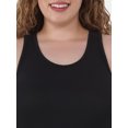 thumbnail image 3 of Avia Women's and Women's Plus Ribbed Shirred Back Tank Top, Size XS-4X, 3 of 5