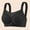 Black, variant on Women's Push Up Bra Full Coverage Breathable No Underwire Bralettes Bra Lift Up Everyday Seamless Bra Strapless Breasts Thin Soft Pure Cotton Bra Without Underwire That Exposure Pink Xxl