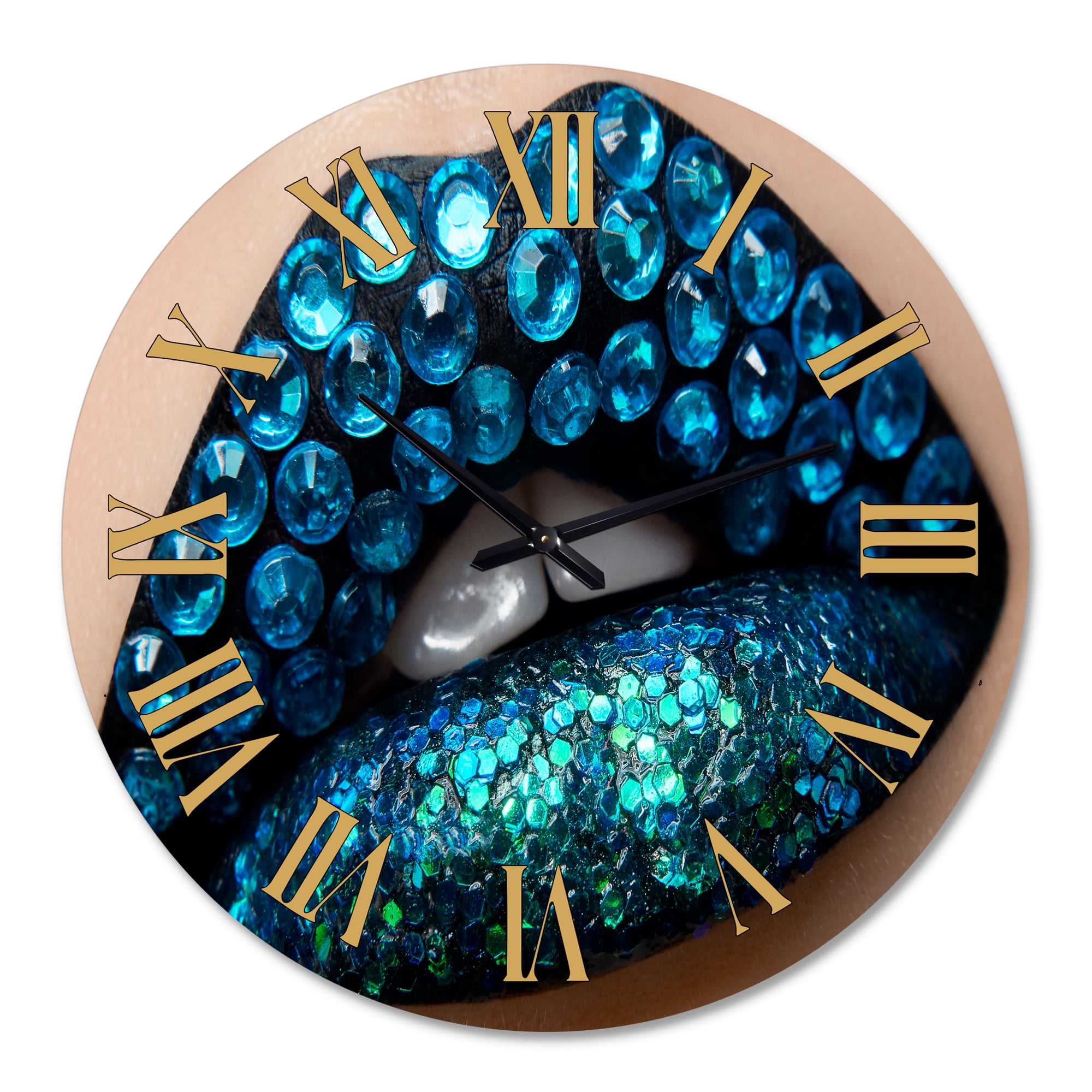 Designart 1 in Modern,Contemporary Wall Clock