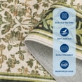 thumbnail image 3 of Hasoo 5' x 7' Pink Green Vintage Floral Area Rug for Living Room Washable Soft Indoor Floor Carpet Room Decor, 3 of 5