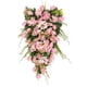 thumbnail image 2 of Guirnalda decorativa de lágrima para colgar en la pared, guirnalda floral, adornos artificiales Rosa, 2 of 9